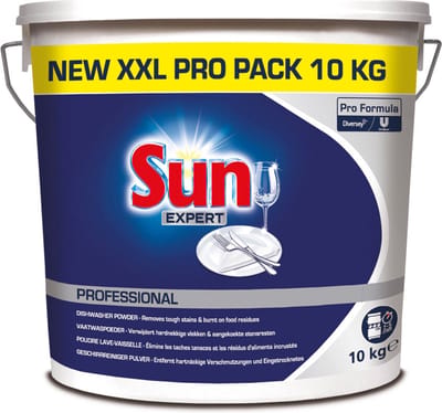 Sun Professional Vaatwaspoeder Korte Wascyclus Normaal Pro Formula - 10 kg