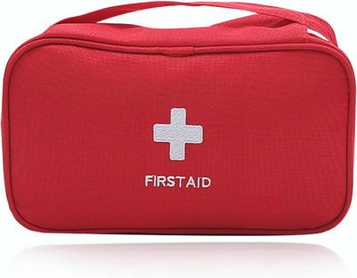Draagbare EHBO-set voor op reis - Grote capaciteit, waterdichte medische tas voor thuis, auto, camping en kantoor