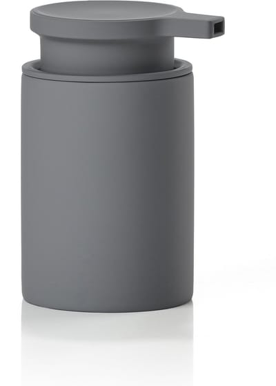 Zone Denmark Karma Zeepdispenser - Zeeppompje Vrijstaand - Zeeppomp voor Badkamer, Keuken & Toilet - Toilet & Badkamer Accessoires - 250 ml - 16 x 7,6 cm - Grijs