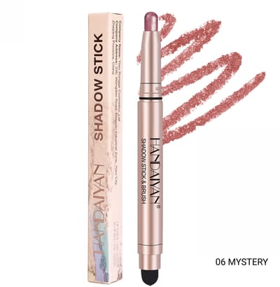 Dual Silky Eyeshadow stick 06 Mystery with Spongebrush - Waterproof - 0.8g