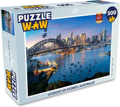 Puzzel Uitzicht op Sydney, Australië - Legpuzzel - Puzzel 500 stukjes