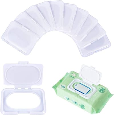 Wegwerp Doekjes Deksel - Enkele Blad Dispenser - Baby Verzorging - Draagbaar Ontwerp - 30 Stuks - Wit