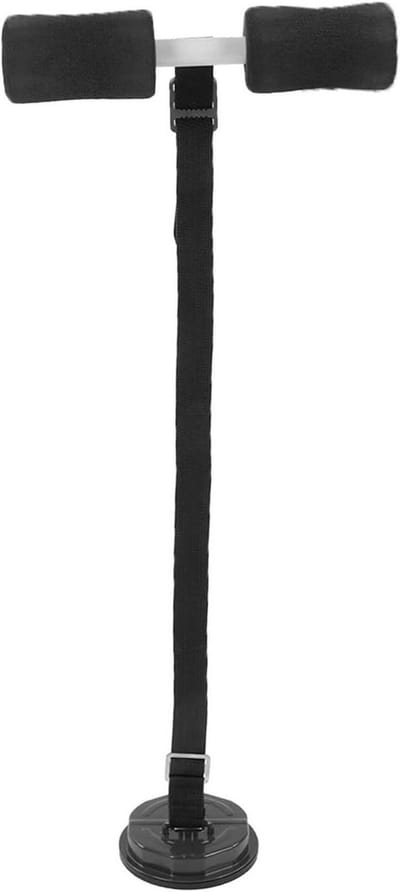 Zelfaanzuigende Zitstang - Buiktrainer - Thuis trainen - Sterke zuignap - 30 cm buislengte - Zwart