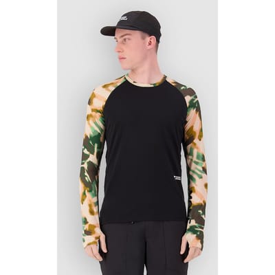 Mons Royale Temple Merino Long Sleeve Thermo Shirt camouflage