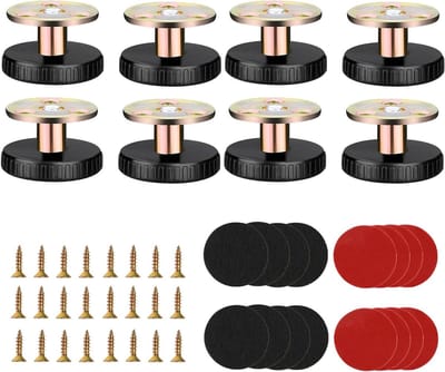 Cosensi - Verstelbare Apparaatpoten 27-40 mm Set van 8 - Meubelsteunvoet met Krasbestendige Standvoet - Verstelbare Bedvoet voor Meubels, Schilderijen, Kasten