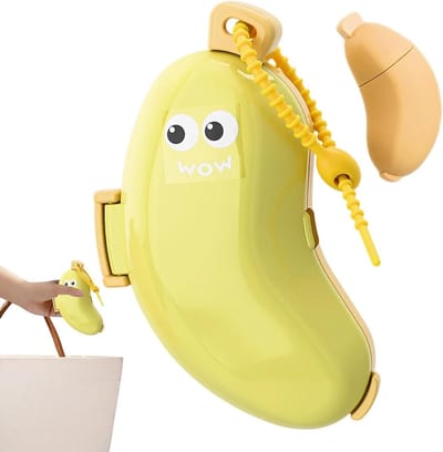 Reistas Tandenborstel - Banaan Organizer - Hygiëne Onderweg - Met Tandpastadispenser - 8.7 x 3 cm - Groen