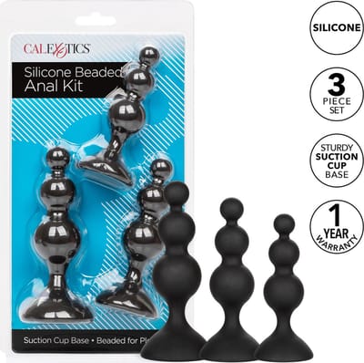 Silicone Beaded Anal Kit