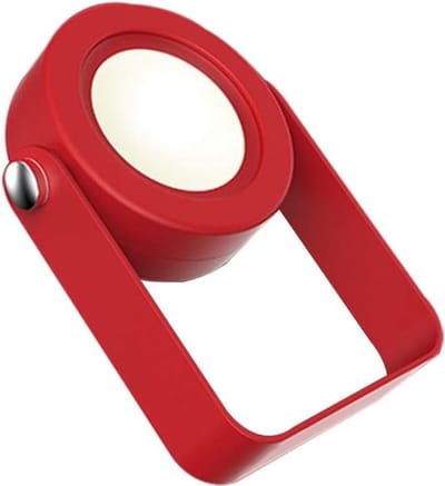 Nixnix® - Tafellamp - Rood - 70 UUR Draadloos - Uitklapbaar - 25cm