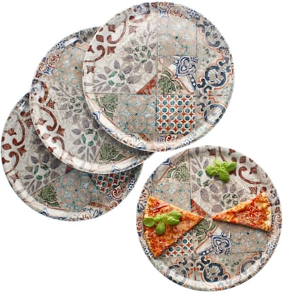 Set van 4 pizzaborden ALCAZAR 33cm - Z62