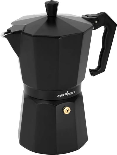 Koffiezetter - Mokkapot Percolator - Koffie Zetten - Lichtgewicht Aluminium - 300 ml - Zwart