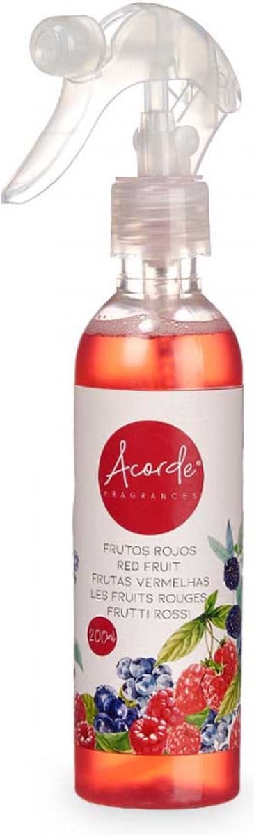 Acorde® | Rood fruit Luchtverfrisser spray 200 ml | toilet en badkamer