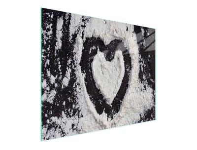 TMK ArtDeko - Snijplank - Glas - 52x30 cm - Hartvormig