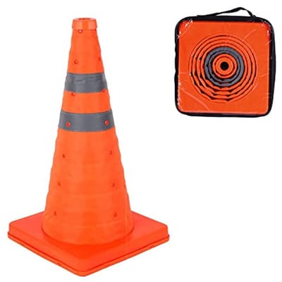 Opvouwbare verkeerskegel 45 cm - Pop-up veiligheidskegel voor straat en parkeerbeheer