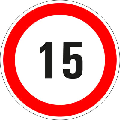 15 sticker - zelfklevende folie 50 mm - 10 stuks per kaart