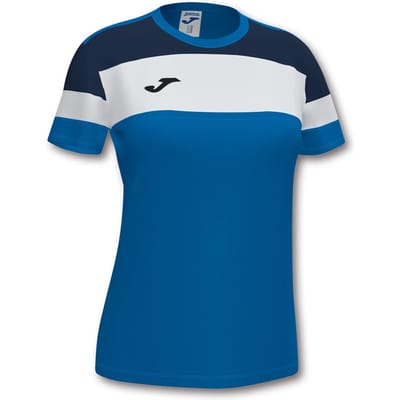 Joma Crew Iv Cotton T-shirt Met Korte Mouwen Blauw 12-14 Years Meisje