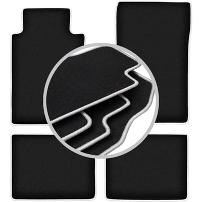 CARLUX-SILVER automatten voor: Mercedes E W124 sedan, stationwagen (1984-1997)