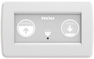 Tecma alles-in-één bedieningspaneel 2 knoppen