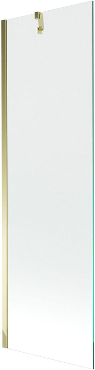 Mexen Next badwandparaván 1-deurs 60 x 150 , transparant, goud - 895-060-000-00-00-50