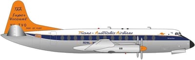 Vliegtuigmodel Vickers Viscount - Miniatuur Vliegtuig - Verzamelaars Item - Gedetailleerde Replica - Schaal 1:200 - Multicolor