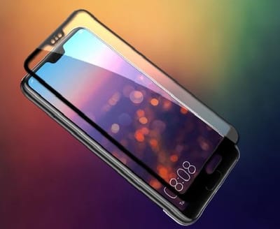 5D Full Cover 9H Full Glue Glass Screen Protector for Huawei P20 Lite _ Black