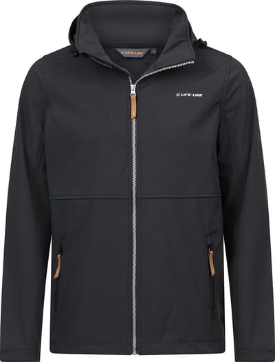 Life-Line - Kasper Softshell - Outdoorjas - Heren - Zwart - Maat XXL