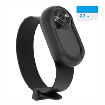 Mini bodycam - Sport en outdoor camera - Activiteiten filmen - Actioncam - 32GB