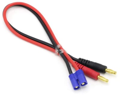 Oplaadkabel Lipo Batterij 4mm Banaanstekker naar EC3 Stekker 14AWG Hoogwaardige Kabel