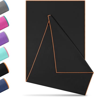 Non-slip Yoga Handdoek van Microvezel, 185 x 65 cm, Absorberend en Hygienisch voor Hot Yoga en Fitness, Wasbaar en Ideaal voor Studio Gebruik