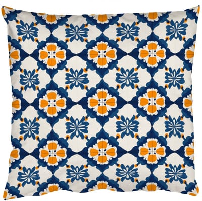 Sierkussens - Kussentjes Woonkamer - 50x50 cm - Klassiek - Geometrisch - Blauw