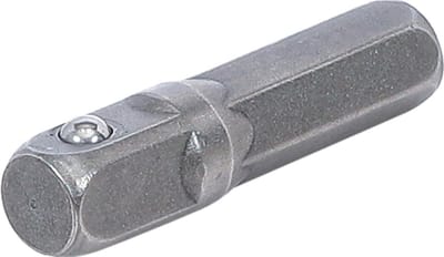 Bit-ratelsleuteladapter - buitenzeskant 6,3 mm (1/4") - buitenvierkant 6,3 mm (1/4") | 30 mm