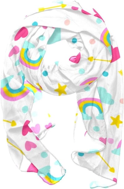 Hoofdsjaal Chiffon - Haarsjaal Dames - Mode Accessoire - Uniek Ontwerp - 180x73 cm - Meerkleurig