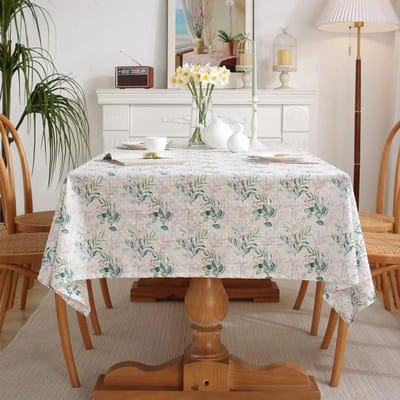 Pompon Bloemen Tafelkleed Thee Tafel Decoratie, Rechthoekig Tafelkleed Voor Keuken Keuken Eetkamer, Thuisfeest Tafelblad Decor 60X60cm