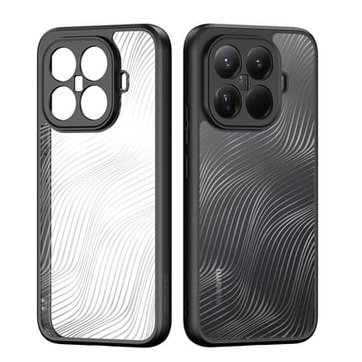 Dux Ducis Hoesje - Geschikt voor Xiaomi 15T Pro Hoesje - Dux Ducis Aimo Series - Transparant TPU Back Cover - Zwart