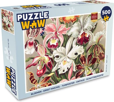 Puzzel Bloemen - Ernst Haeckel - Vintage - Orchidee - Legpuzzel - Puzzel 500 stukjes