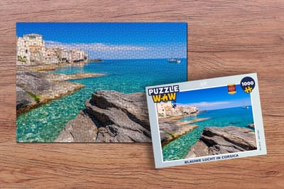 Puzzel Blauwe lucht in Corsica - Legpuzzel - Puzzel 1000 stukjes volwassenen