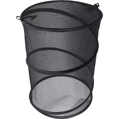 4 Pièces Couvertures de Plantes Pop-Up avec 16 Piquets de Sol Cage Protectrice Pliante en Maille pour Jardin Cour Verger noir
