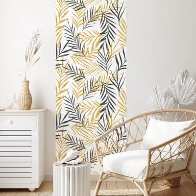 Voorgelijmd vliesbehang - Tropische palmbladeren - 1 rol van 300x60 cm