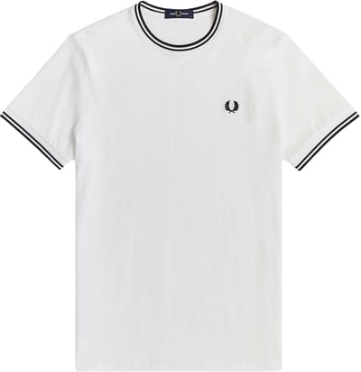 T-Shirt Fredperry Fp Twin Tipped - Fashion Wear - Volwassen