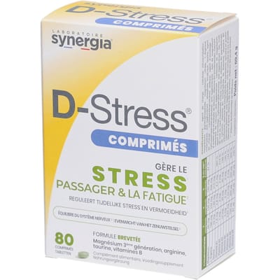 Synergia D-Stress Anti-Vermoeidheid 80 Tabletten