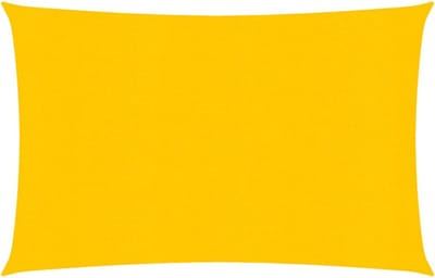 vidaXL - Zonnezeil - 160 - g/m² - 3x4 - m - HDPE - geel