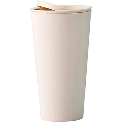 Mini Afvalbak Desktop Kantoor Organizer Opbergruimte Thuis Vuilnismand Container Tafel Prullenbak Reinigingsemmer Kleine Prullenbak beige