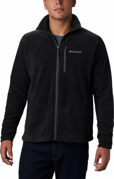 Columbia Fast Trek™ II Full Zip Fleece - Fleece Jas met Volledige Ritssluiting - Heren - Maat M - Zwart