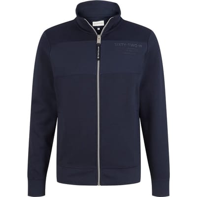 TOM TAILOR - Maat L - stand-up sweat jacket Heren Trui