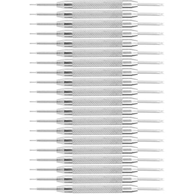 20 stuks Veerstaafverwijderaar Dubbelkop Bandverwijderaar voor Horlogemaker Horlogereparatiegereedschap 82mm white