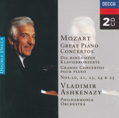 Vladimir Ashkenazy & Philharmonia Orchestra - Mozart: Great Piano Concertos (2 CD)