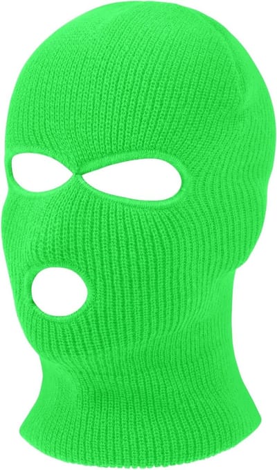 Multifunctionele Balaclava met 3 en 2 gaten voor Skiën, Motor en Fietsen - Warm en Ademend Masker