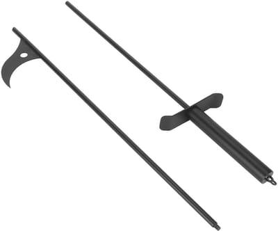 Vuurpook - Haardgereedschap Open haard tool - Kampvuur Maken - Verwijderbaar Ontwerp - 40 inch - Zwart