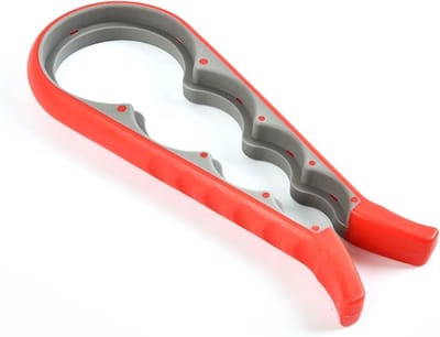 Multi-functionele Flesopener met Antislip Handvat voor Senioren en Mensen met Artritis, Ideaal voor Moeilijk Te Openen Deksel