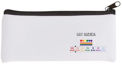 Akyol - pride cadeau - Etui - Lgbt - lgbt pride - pride vlag - gay cadeau - gay pride accessoires - homo - lgbtq vlag - accessoires - cadeau - met tekst - cadeau - 20 bij 9 cm
