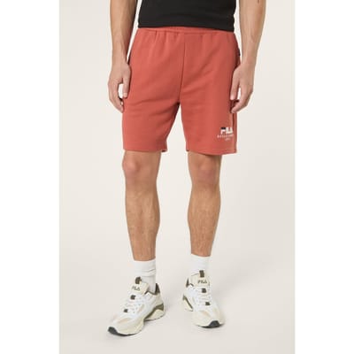 FILA Valsera Regular Logo Sweat Shorts Etruscan Red Taglia: M | Pantaloni da tuta Outlet | Unisex | Rosso